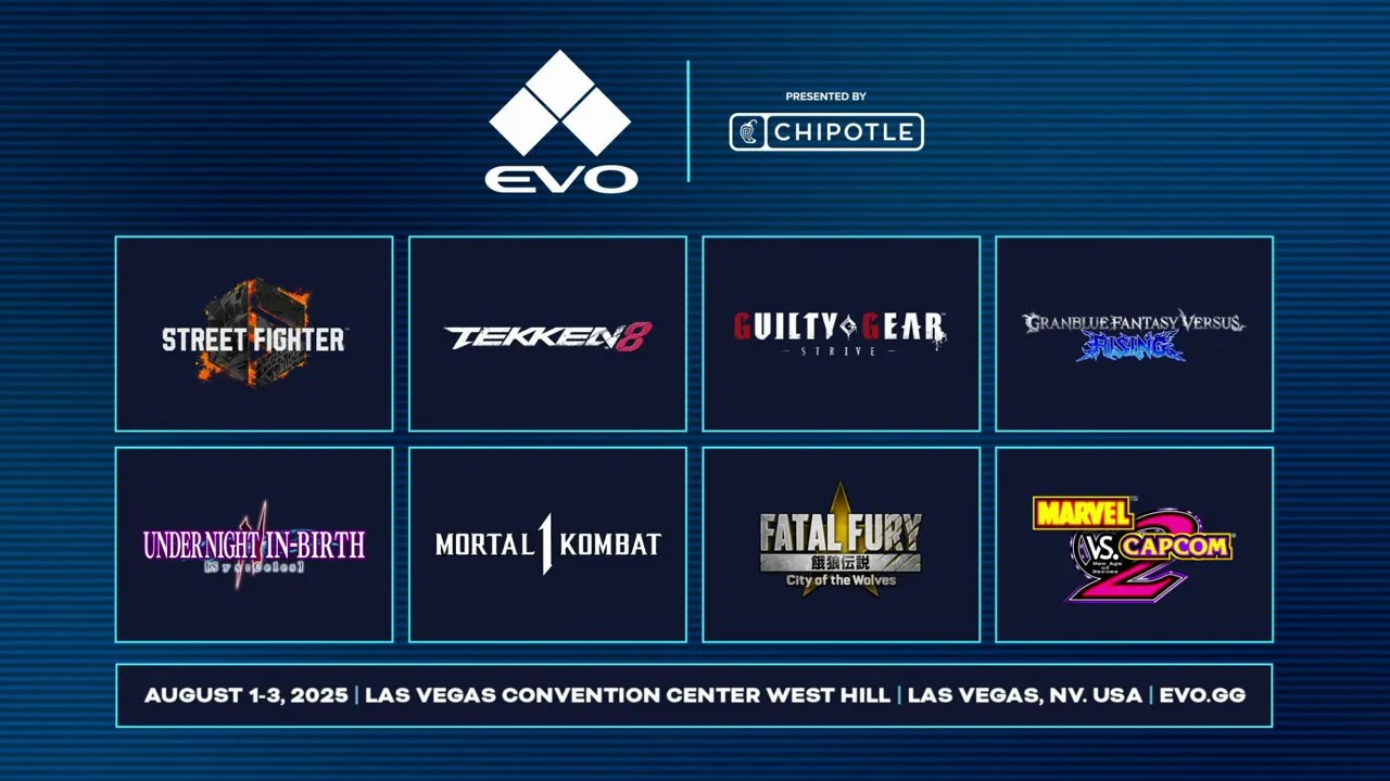 EVO2025はいつから?ストリートファイター6の日程・出場選手